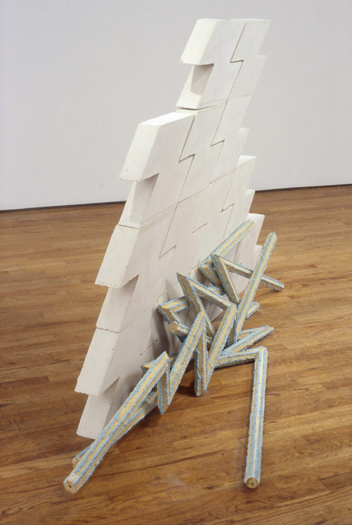 zzzzzzt (leftovers) 2007 sculpture by Aaron King concrete, pigment, paint 48'' x 30'' x 60'' zzzzzzt (leftovers) 2007 sculpture by Aaron King Art concrete, pigment, paint 48'' x 30'' x 60''