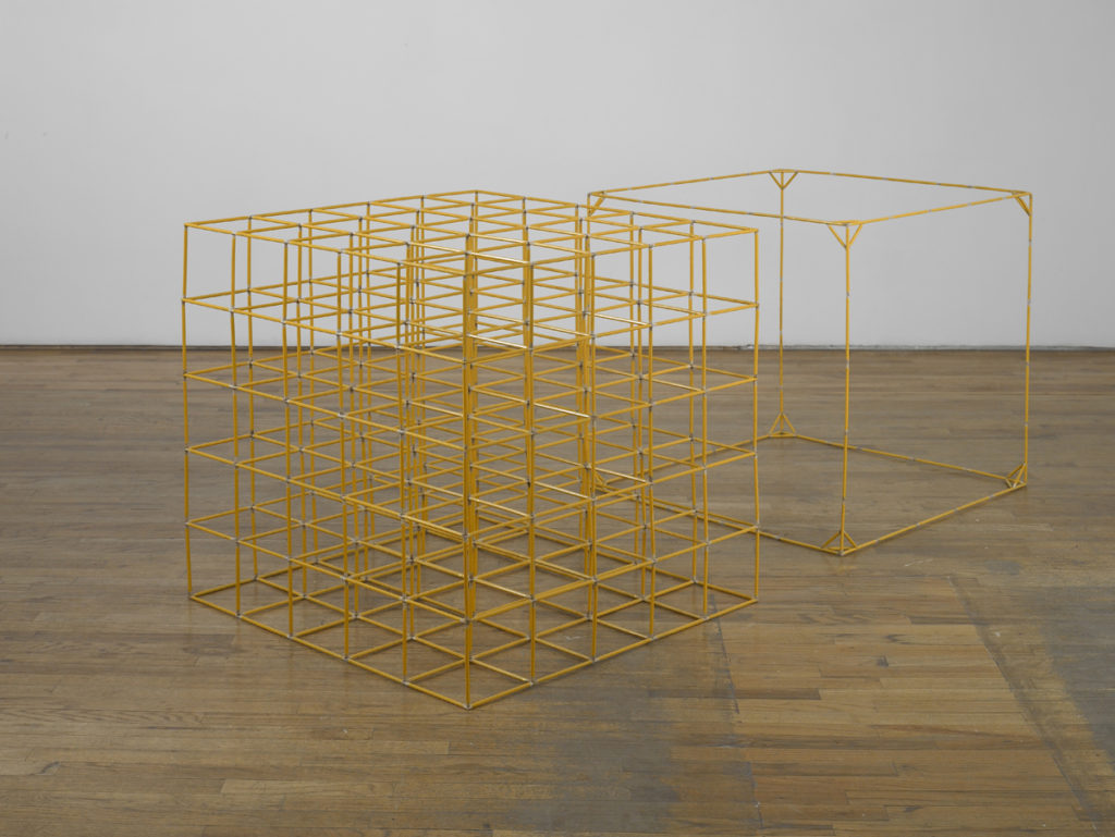 Untitled 2008 sculpture by Aaron King pencils, epoxy, metal 48'' x 48'' x 96'' Untitled 2008 sculpture by Aaron King pencils, epoxy, metal 48'' x 48'' x 96''
