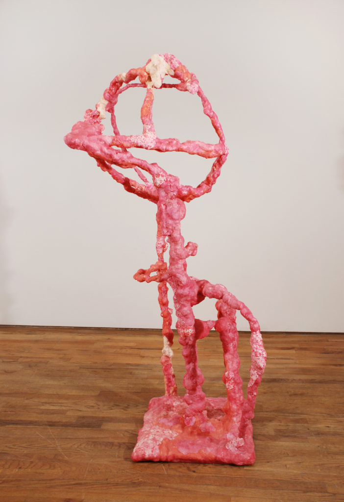Untitled 2009 sculpture by Aaron King wood, foam, gum, wire 64'' x 25'' x 35'' Untitled 2009 sculpture by Aaron King wood, foam, gum, wire 64'' x 25'' x 35''