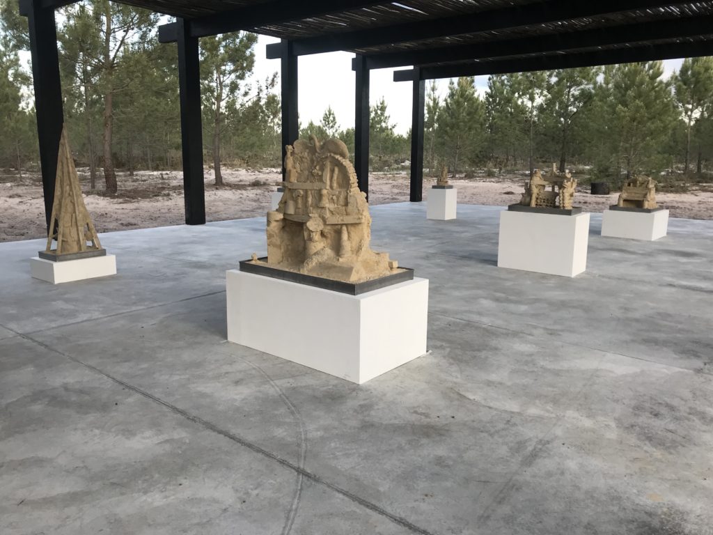 Melides Art Pavilion install shot Aaron King art 2019 