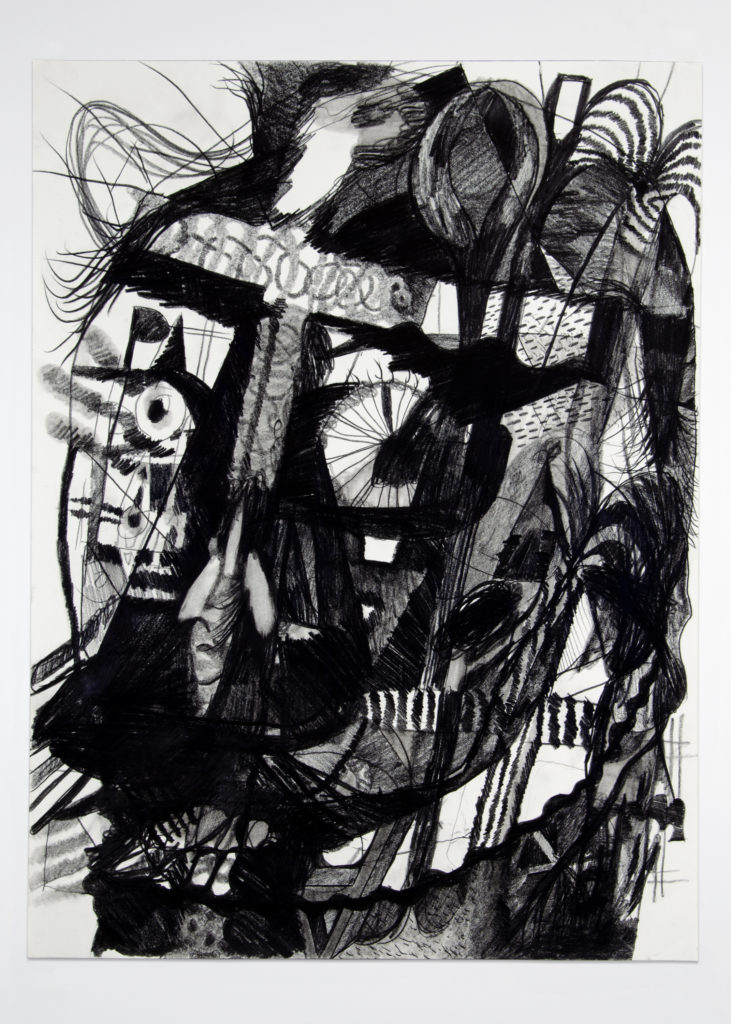 Head 2020 Drawing by Aaron King Art 18''x24''